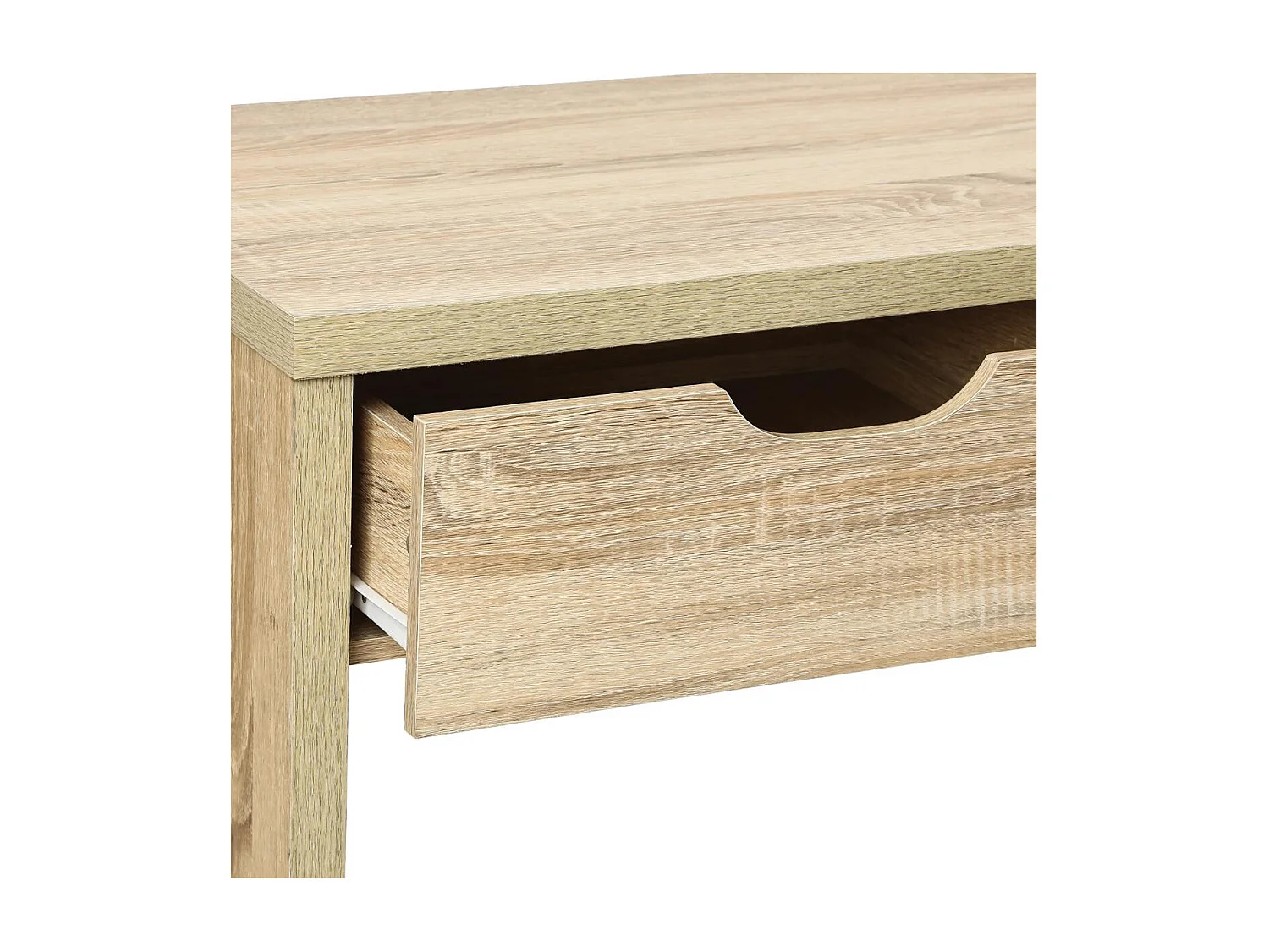 Meuble Console 2 Tiroirs en Bois H 80 cm