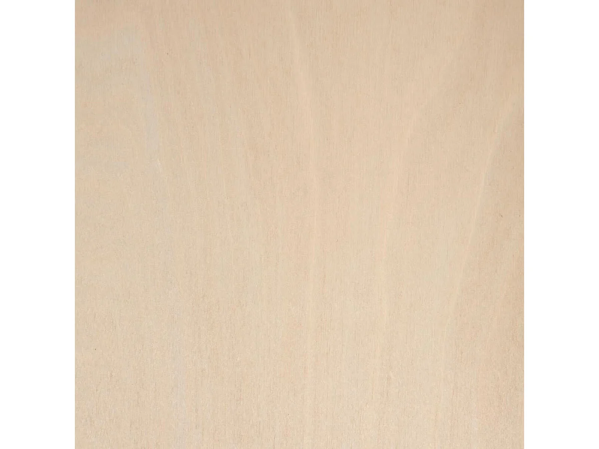 Console 3 Tiroirs Cannage en Rotin Bois de Bouleau & Acajou finition laquée