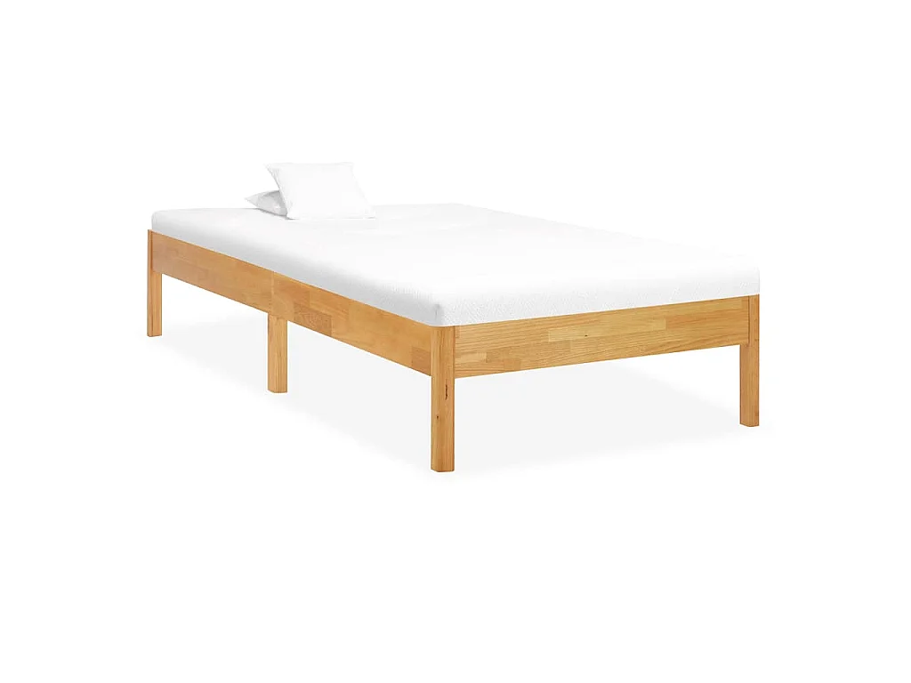 Massivholzbett Eiche 90x200 cm