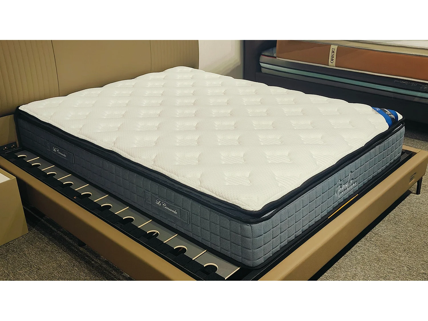 Matelas LE CONCORDE à Ressorts Ensachés – 160x200x25 cm – Grand Confort & Soutien Ferme