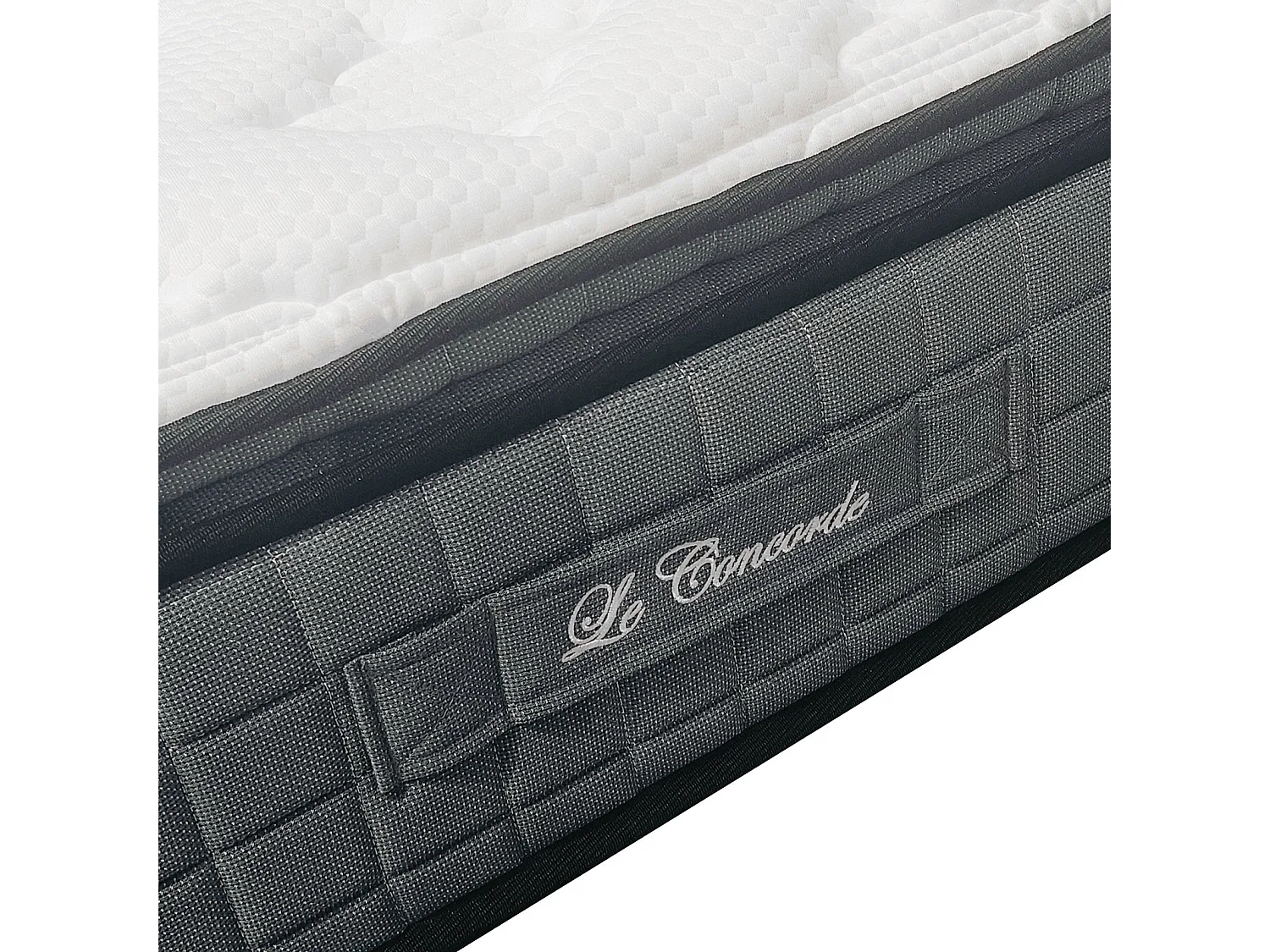 Matelas LE CONCORDE à Ressorts Ensachés – 140x190x25 cm – Accueil Moelleux & Soutien Ferme
