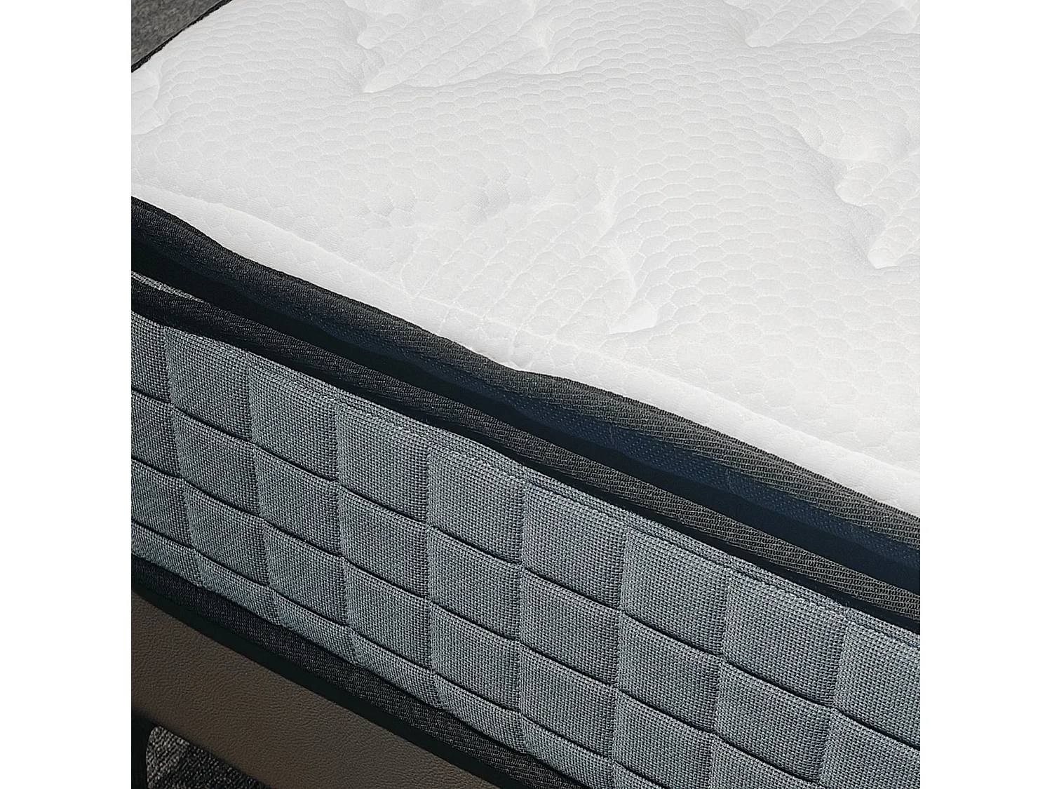 Matelas LE CONCORDE à Ressorts Ensachés – 140x190x25 cm – Accueil Moelleux & Soutien Ferme