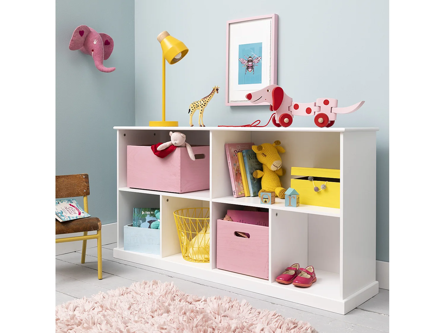 Noa & Nani Halmstad Toy Cube Storage Unit in White