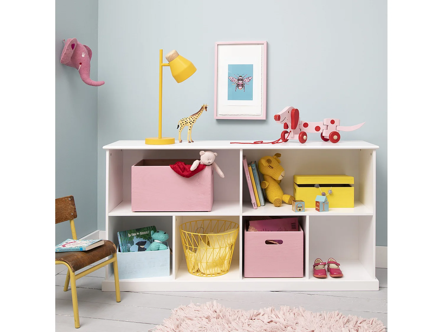 Noa & Nani Halmstad Toy Cube Storage Unit in White