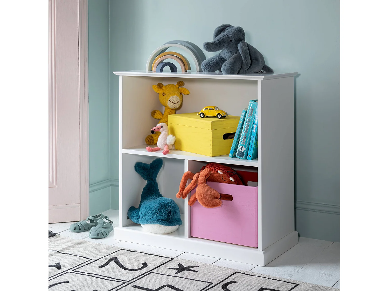 Noa & Nani Halmstad Small Toy Cube Unit in White