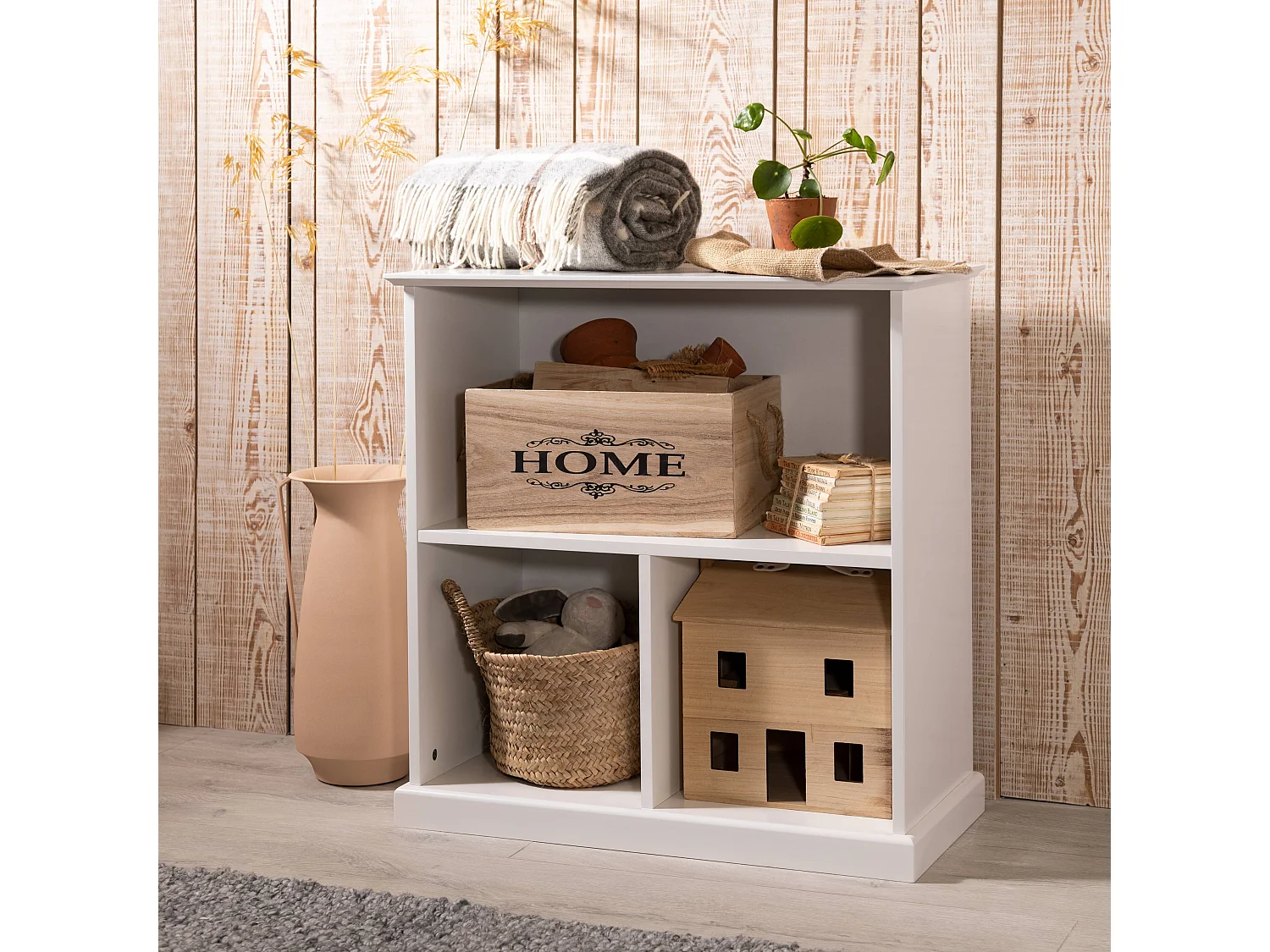 Noa & Nani Halmstad Small Cube Storage Unit in White