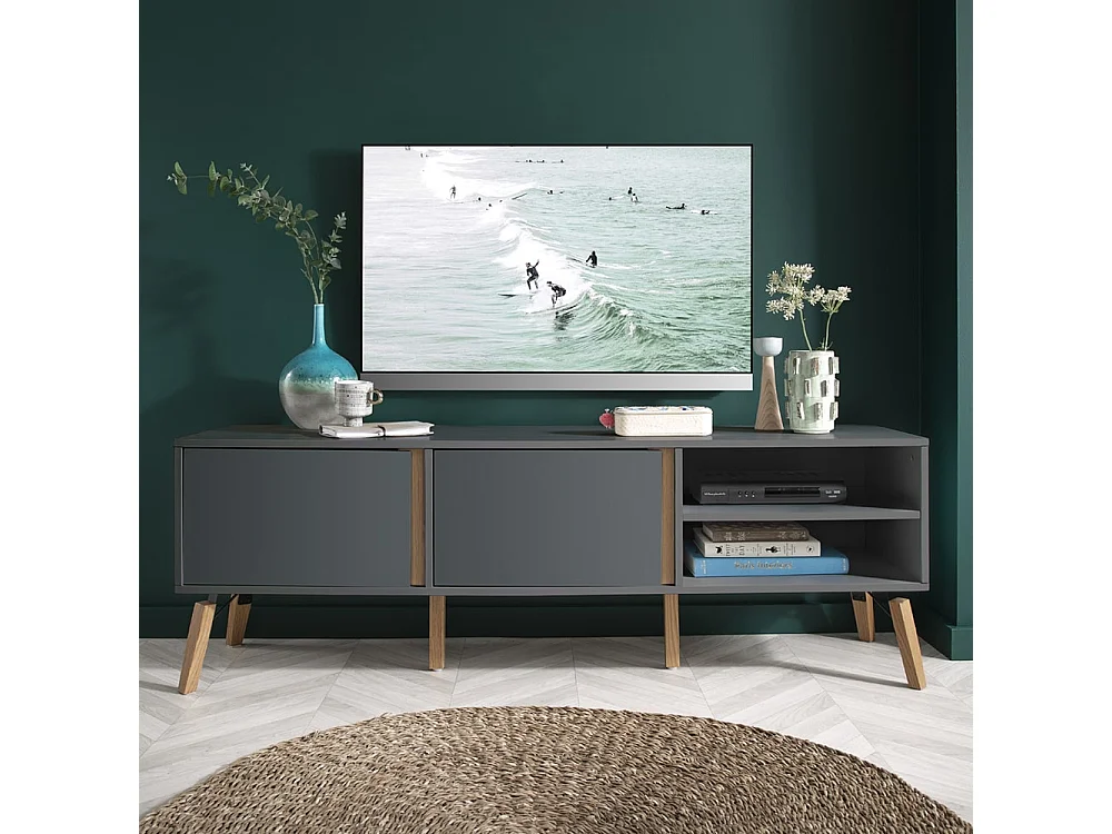 Noa & Nani Otto TV Unit in Grey