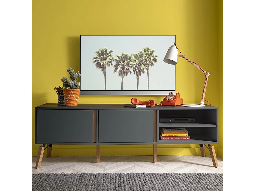 Noa & Nani Otto TV Unit in Grey