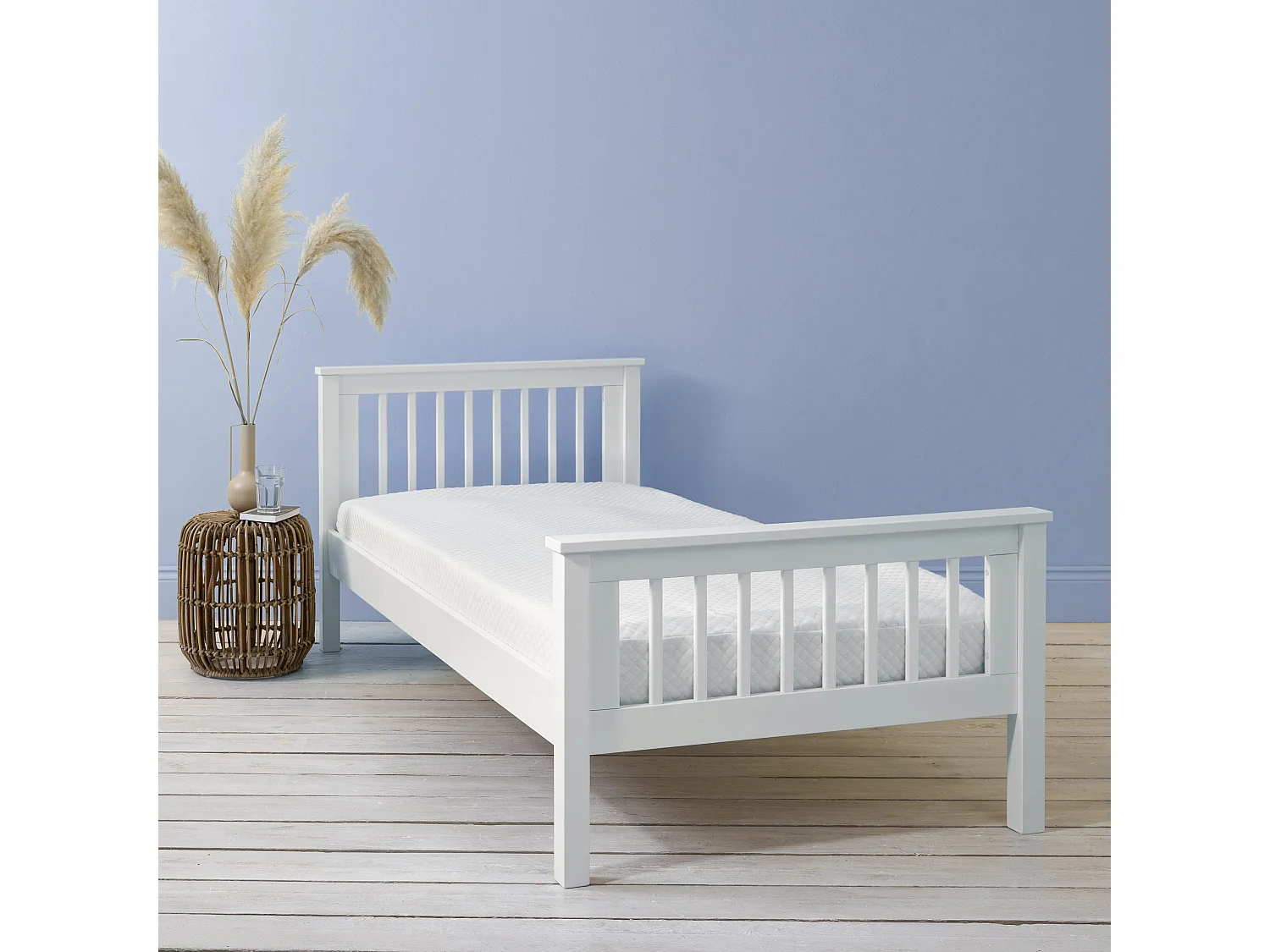 Noa & Nani Jimi Single Mattress Thin Lightweight Hypoallergenic Eco Foam for Trundles & Bunks