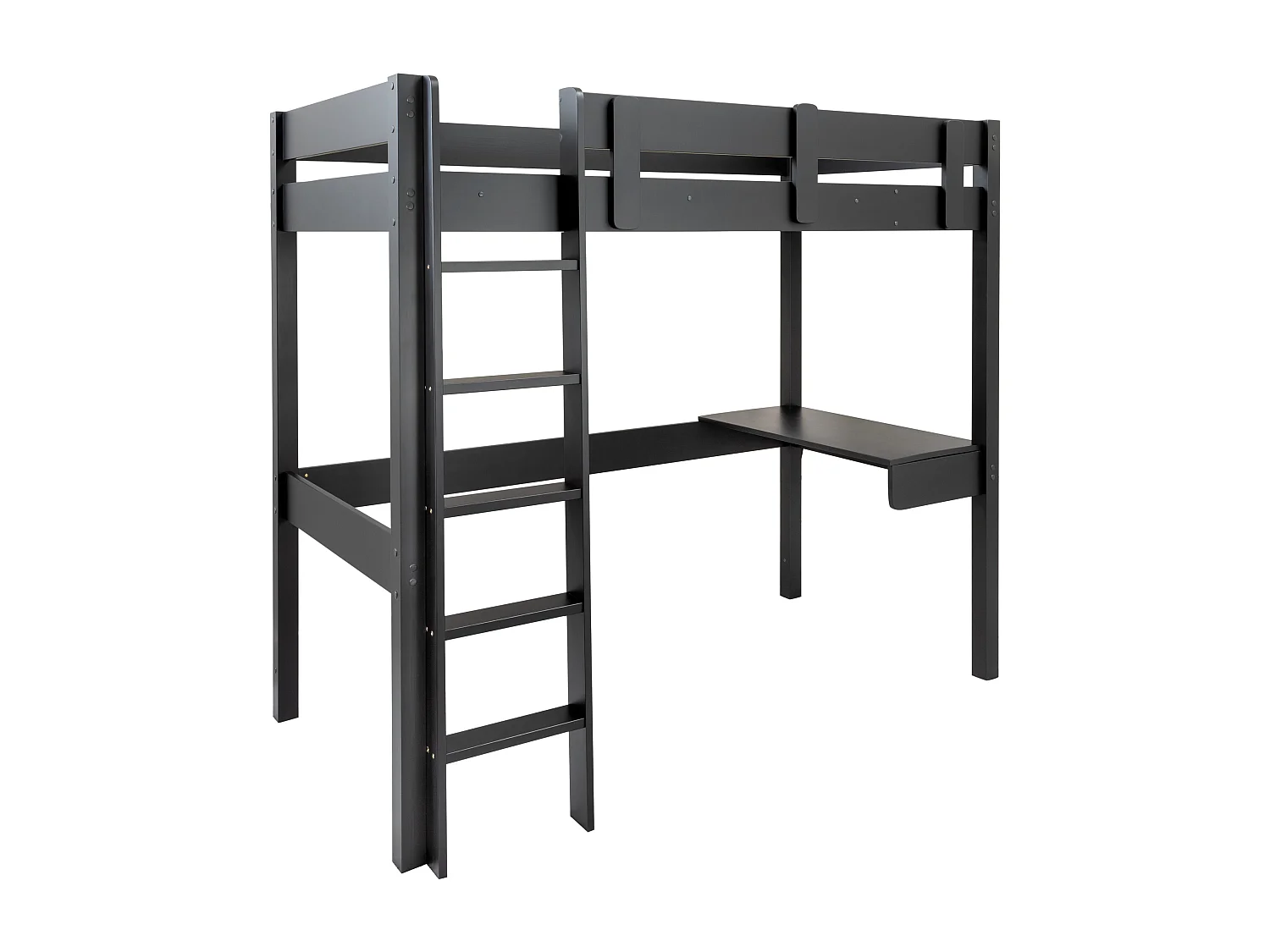 Noa & Nani Storm Gaming Station High Sleeper Cabin Bed in Black