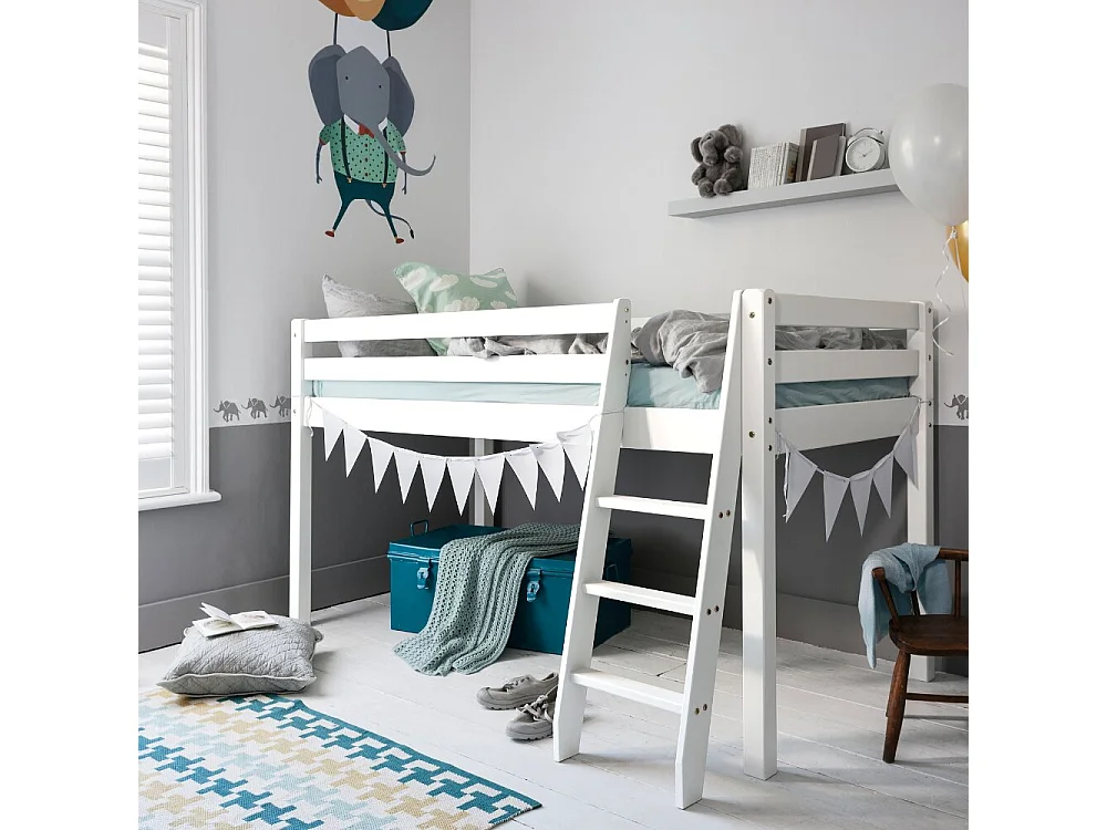Noa & Nani Moro Cabin Bed Midsleeper in White