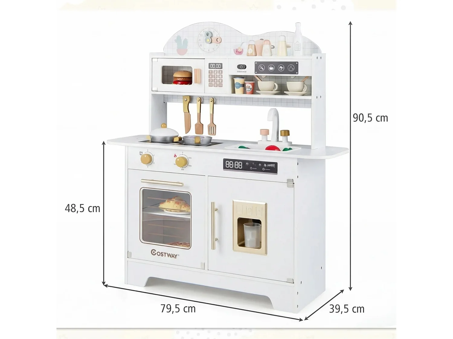 Cuisine avec accessoires pour le jeu des enfants Maison de jeux