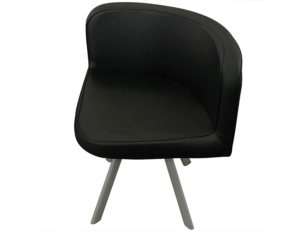Ensemble Table & 6 Chaises Design "Chest" Noir