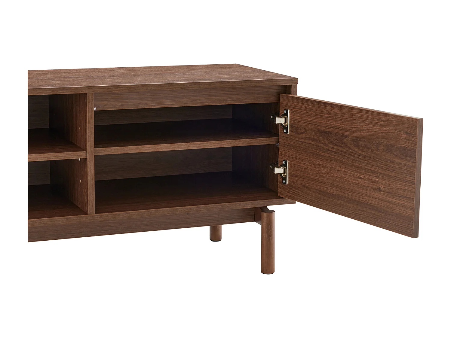 Dunkles Holz-TV-Möbel 160cm SARAH