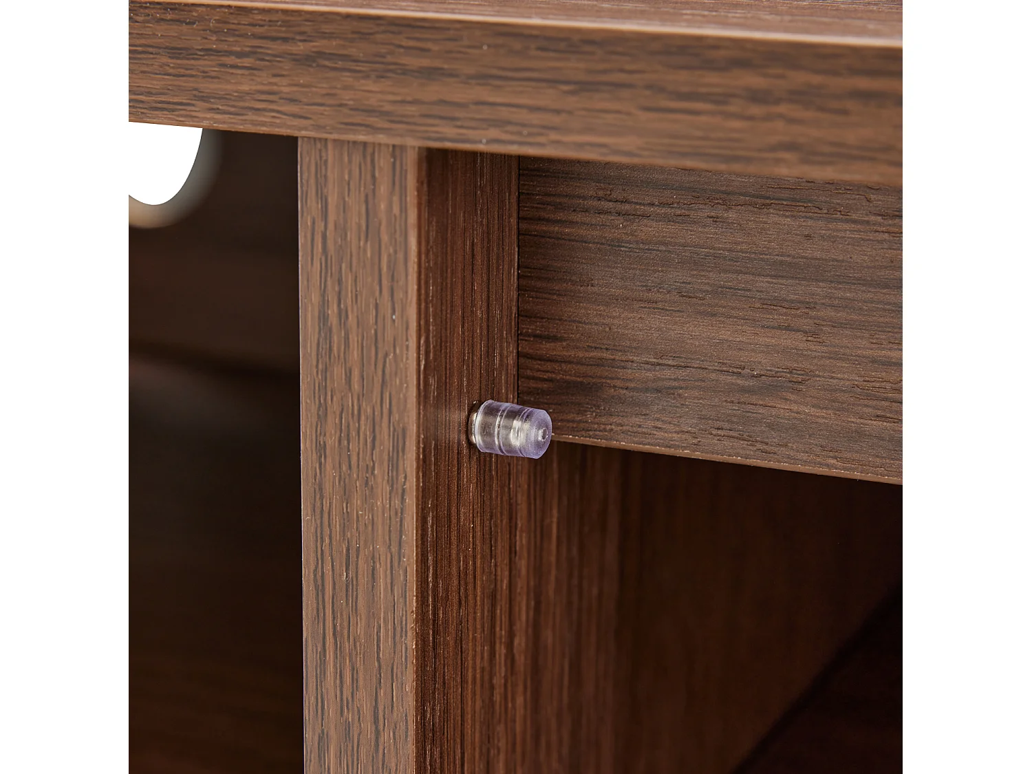 Dunkles Holz-TV-Möbel 160cm SARAH