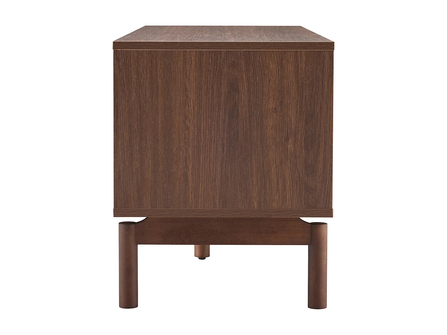 Dunkles Holz-TV-Möbel 120cm SARAH