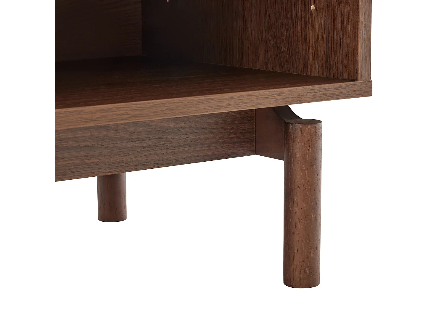 Dunkles Holz-TV-Möbel 120cm SARAH