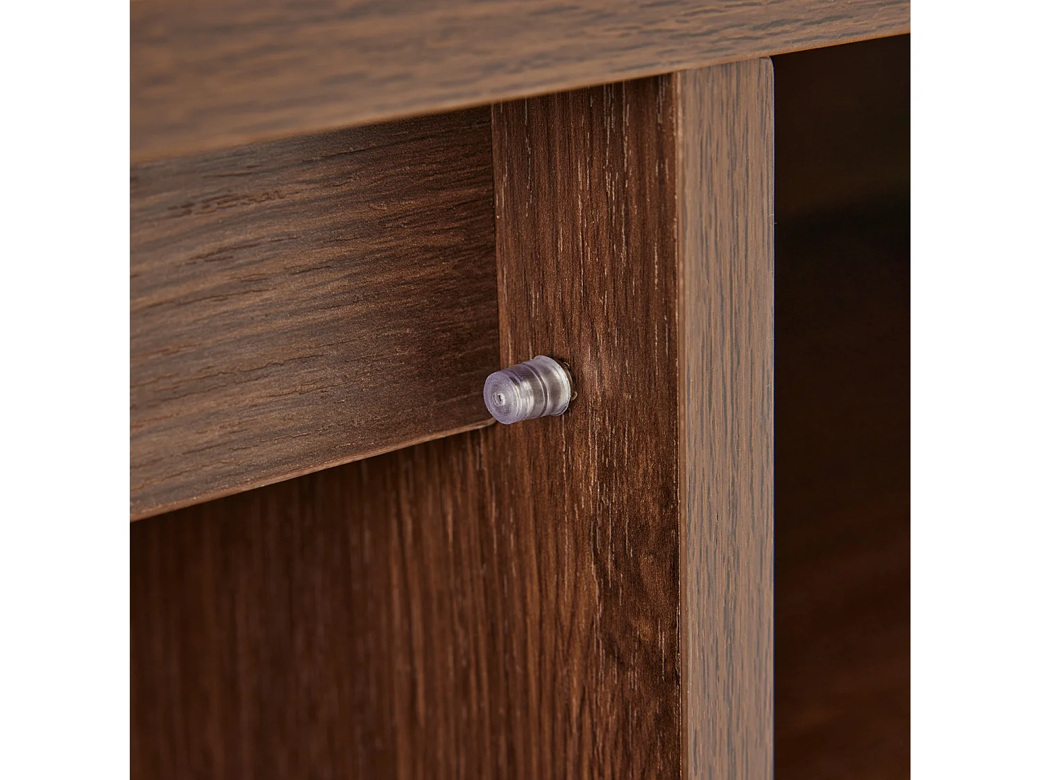 Dunkles Holz-TV-Möbel 120cm SARAH