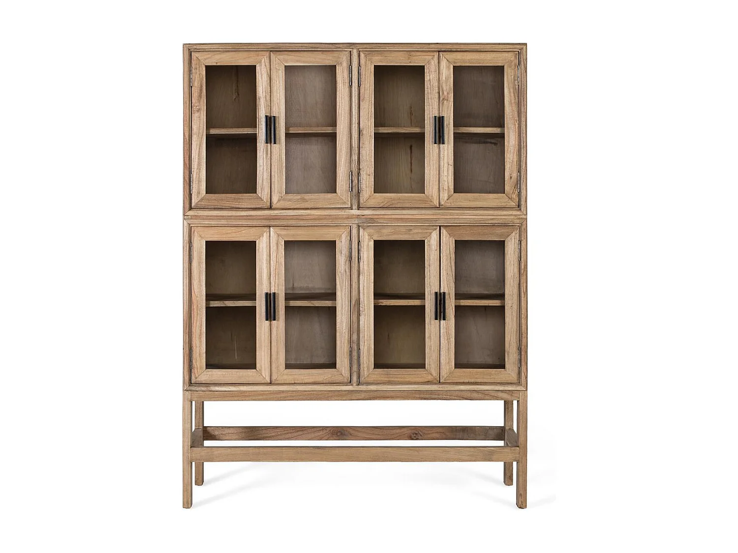 Vitrine Virelle en bois de mindi, 160 cm x 120 cm x 40 cm