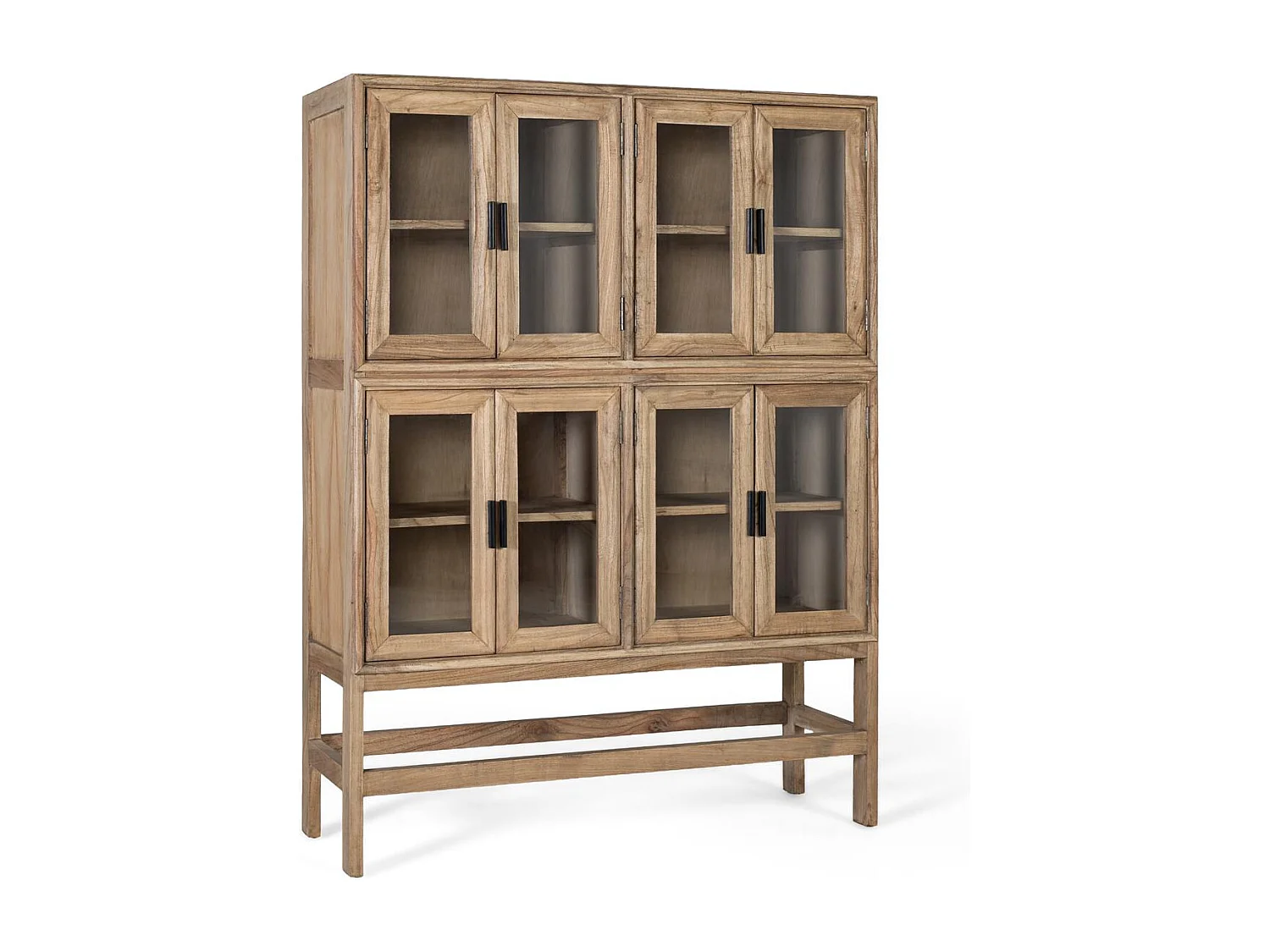 Vitrine Virelle en bois de mindi, 160 cm x 120 cm x 40 cm