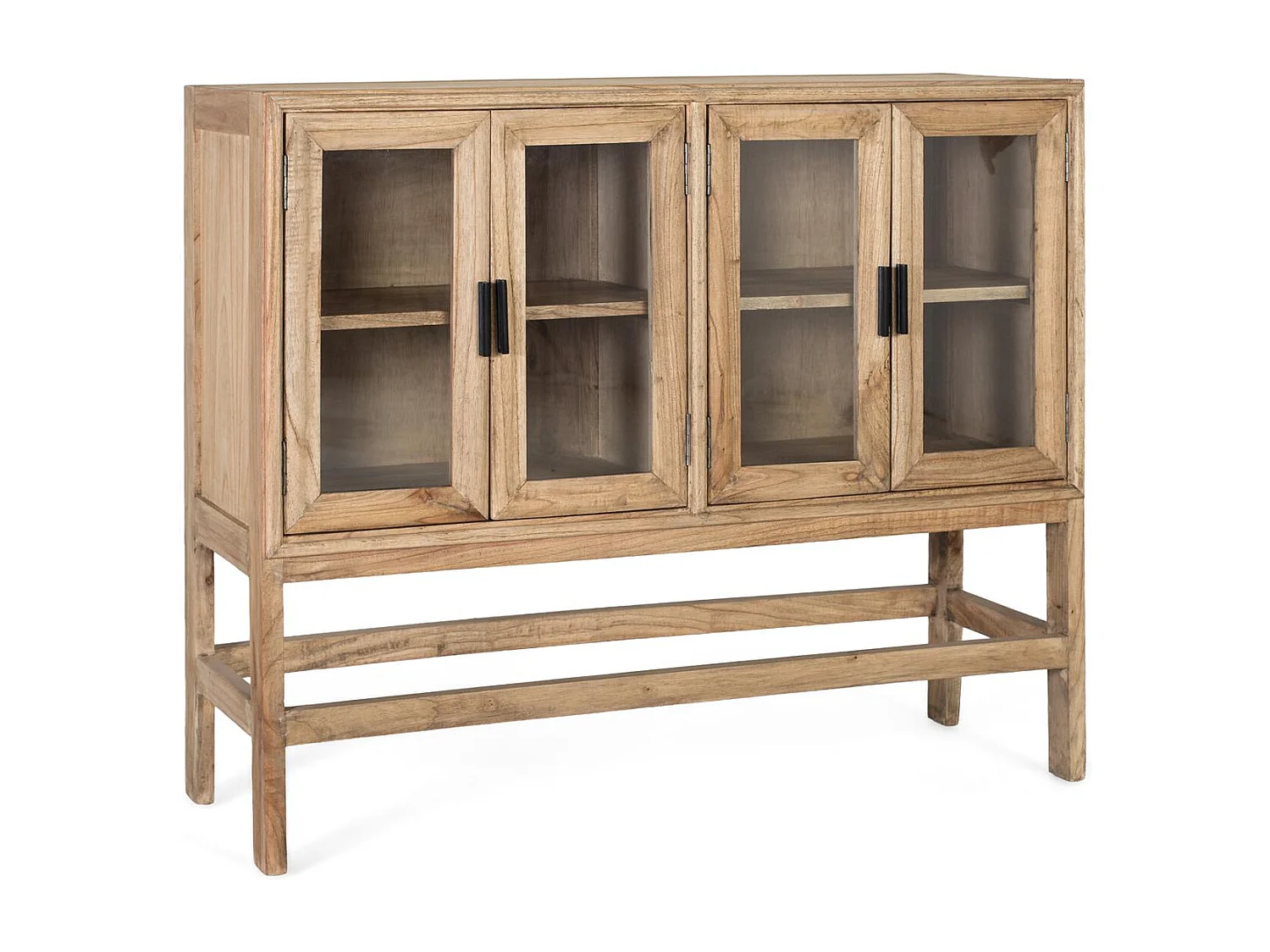 Vitrine Virelle en bois de mindi, 100 cm x 120 cm x 40 cm