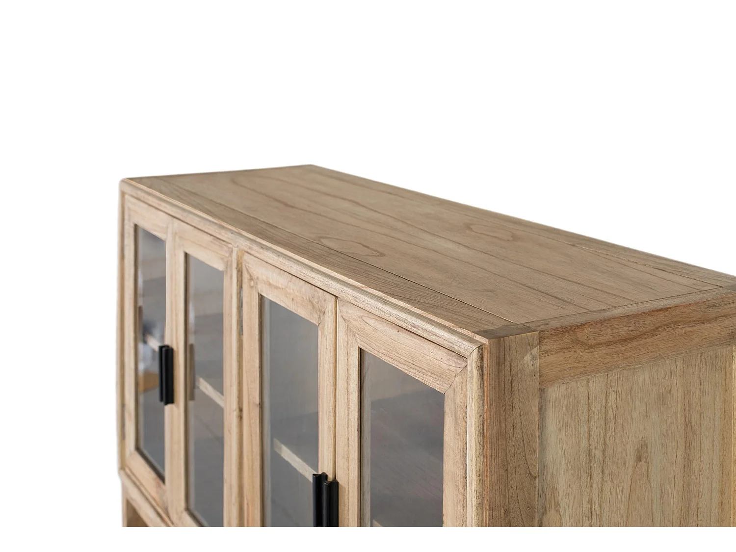 Vitrine Virelle en bois de mindi, 100 cm x 120 cm x 40 cm