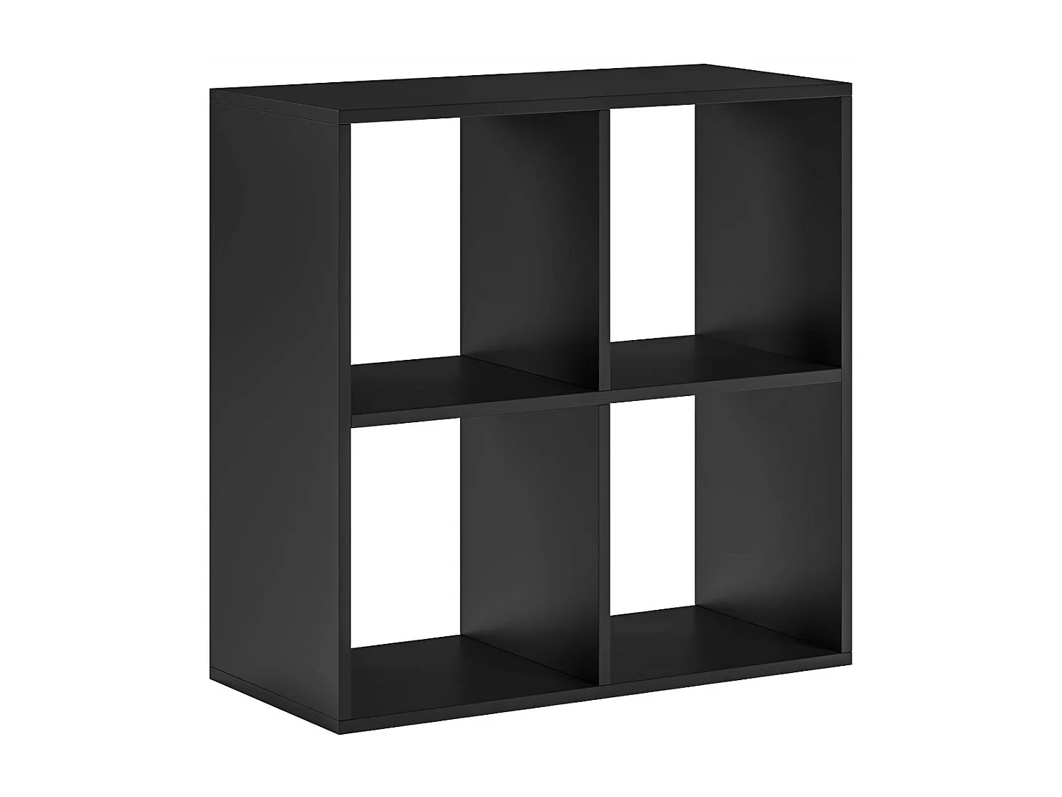 Regał Platon Biurowy Na Książki Segregator Książki Czarny 70 x 70 x 30 CM