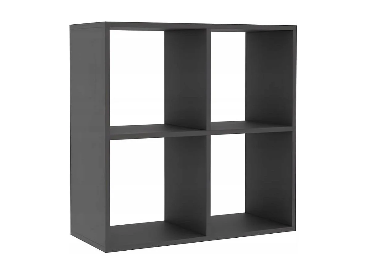 Regał Platon Biurowy Na Książki Segregator Książki Antracyt 70 x 70 x 30 cm