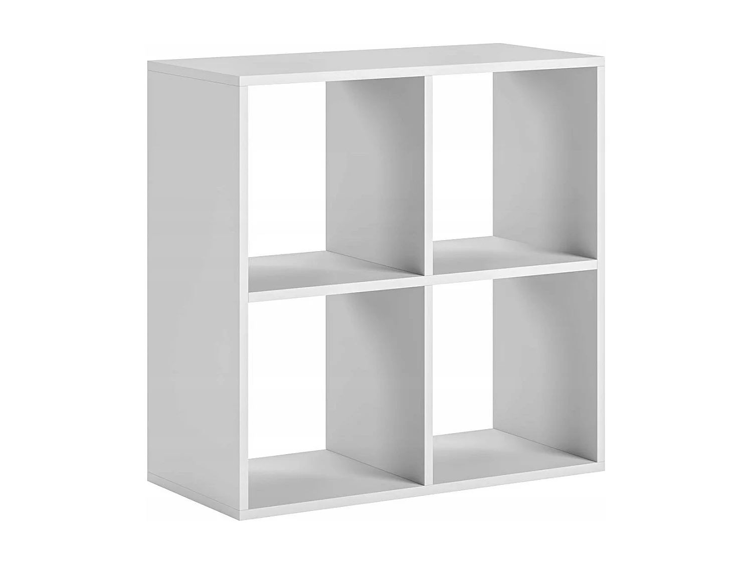 Regał Platon Biurowy Na Książki Segregator Książki Biały 70 x 70 x 30 CM
