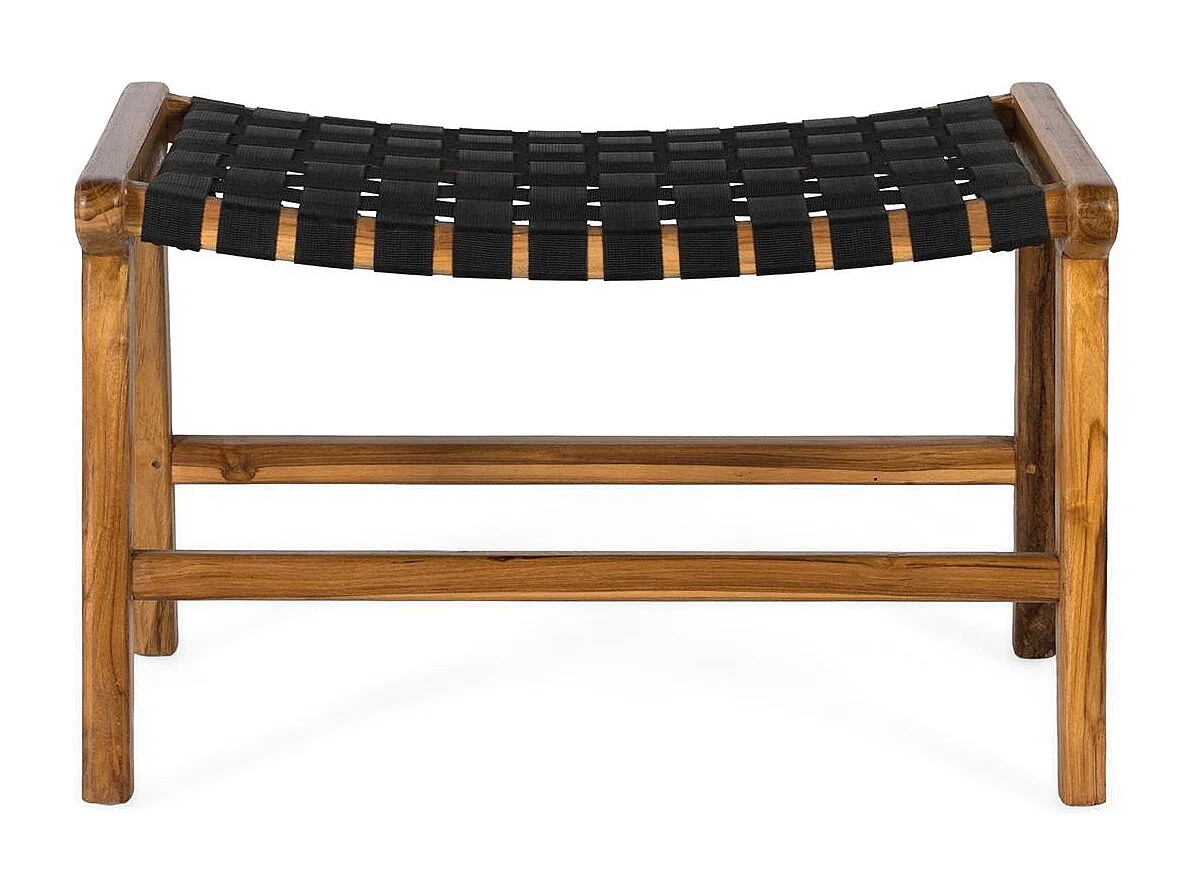 Banc Vantara en bois de mindi, 41 cm x 65 cm x 45 cm