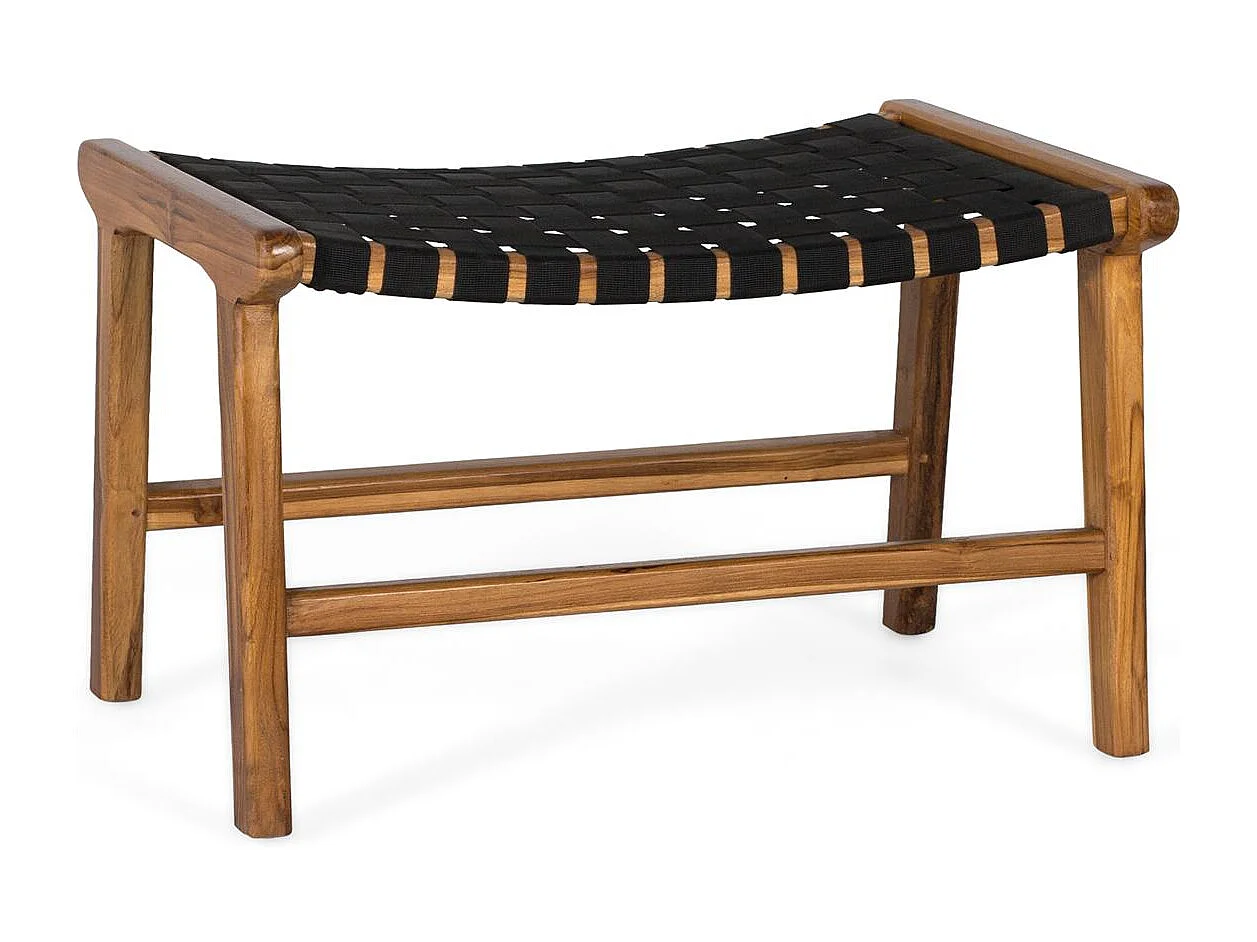 Banc Vantara en bois de mindi, 41 cm x 65 cm x 45 cm
