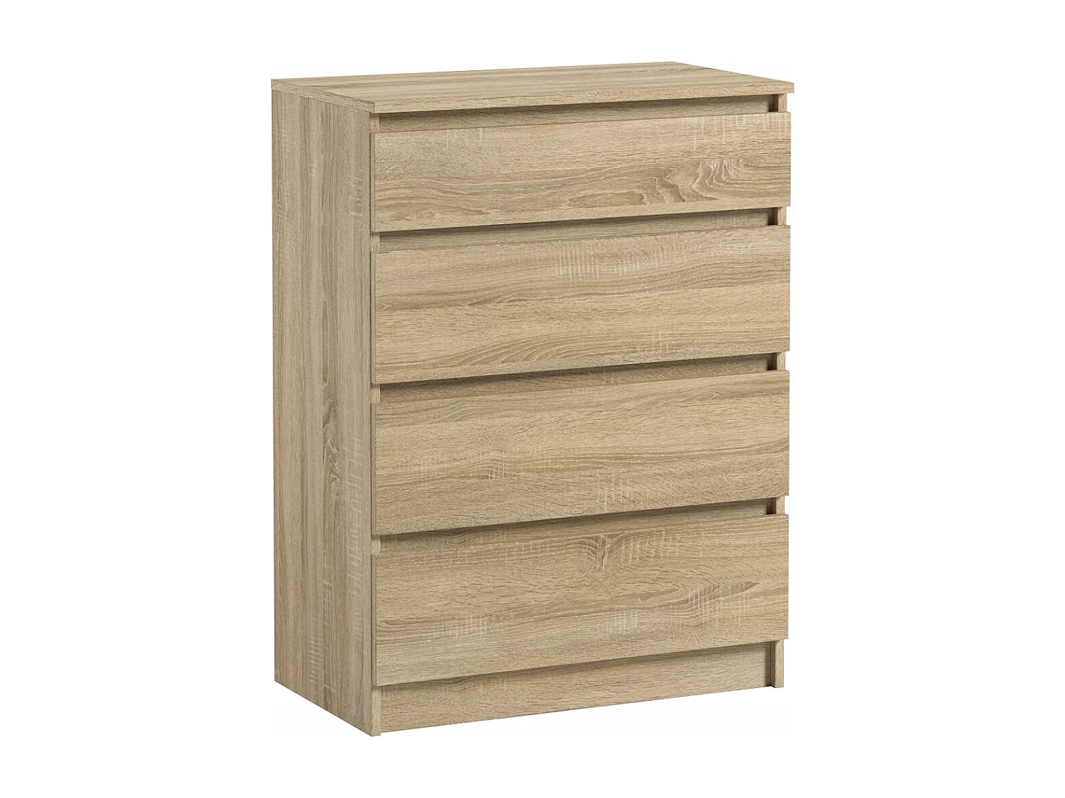 Szafka Komoda Pari 4 Sonoma 4 Szuflady Do Salonu Sypialni 70 x 40 x 97