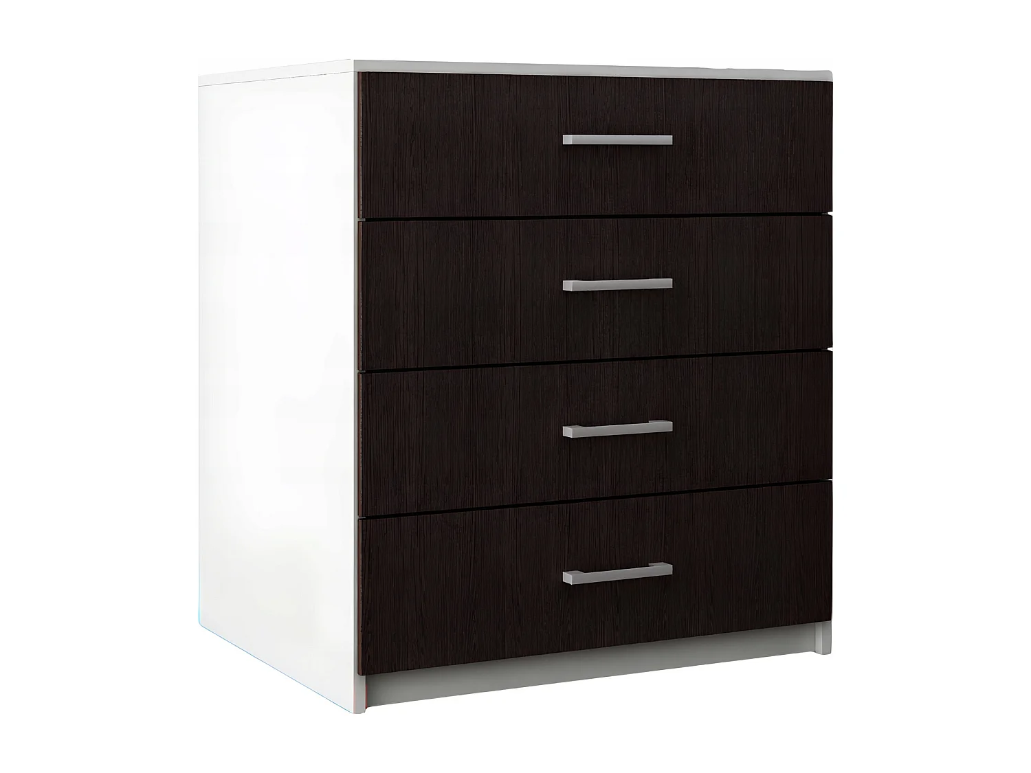 Komoda Z Szufladami Do Salonu Lana Wenge Szafka 4 Szuflady 95 x 80 x 45 cm