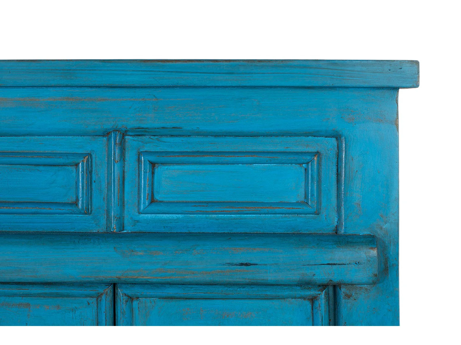 Buffet Viora en bois de manguier, 110 cm x 110 cm x 40 cm