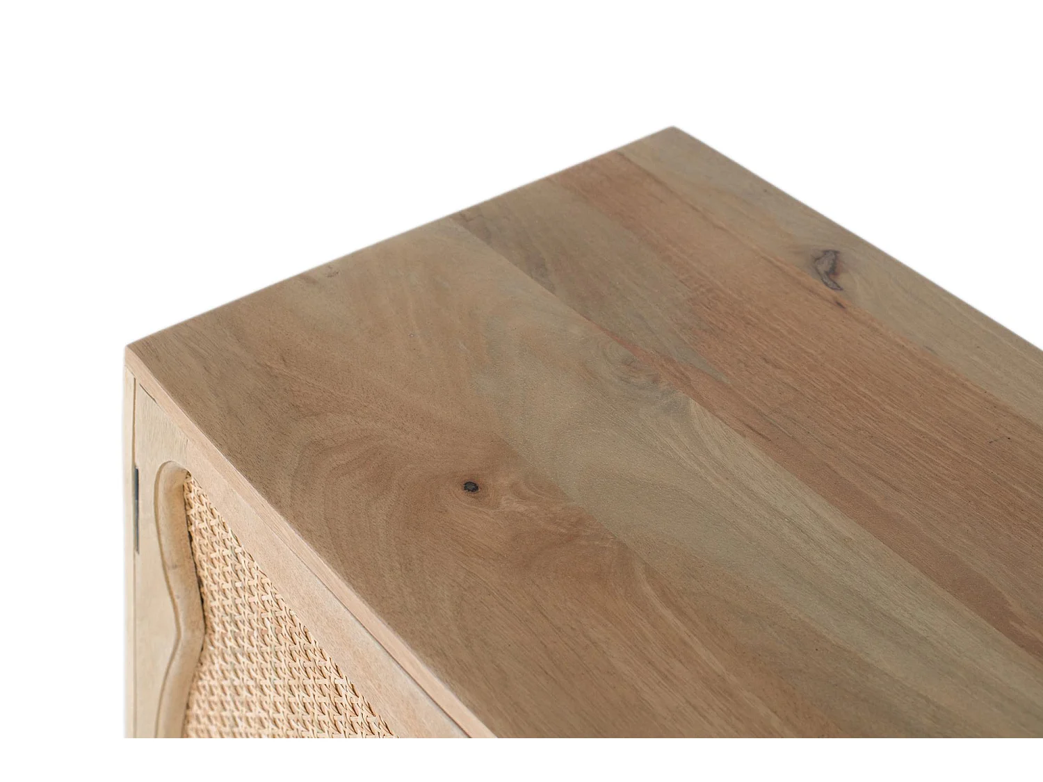 Sideboard aus Mangoholz mit 4 Türen und handgefertigtem Design