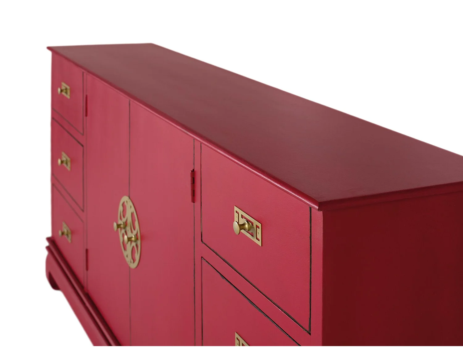 Buffet Basalto en bois de manguier 90 cm x 180 cm x 40 cm