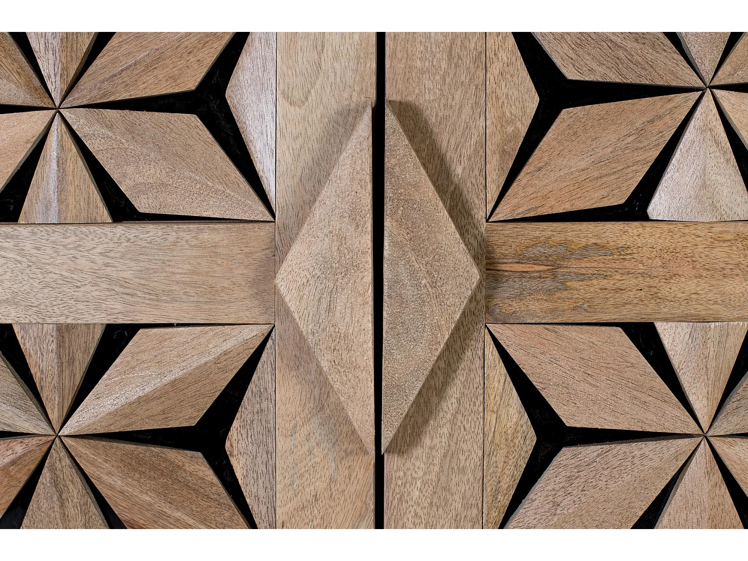 Armoire Mysore en bois de manguier, 180 cm x 143 cm x 45 cm