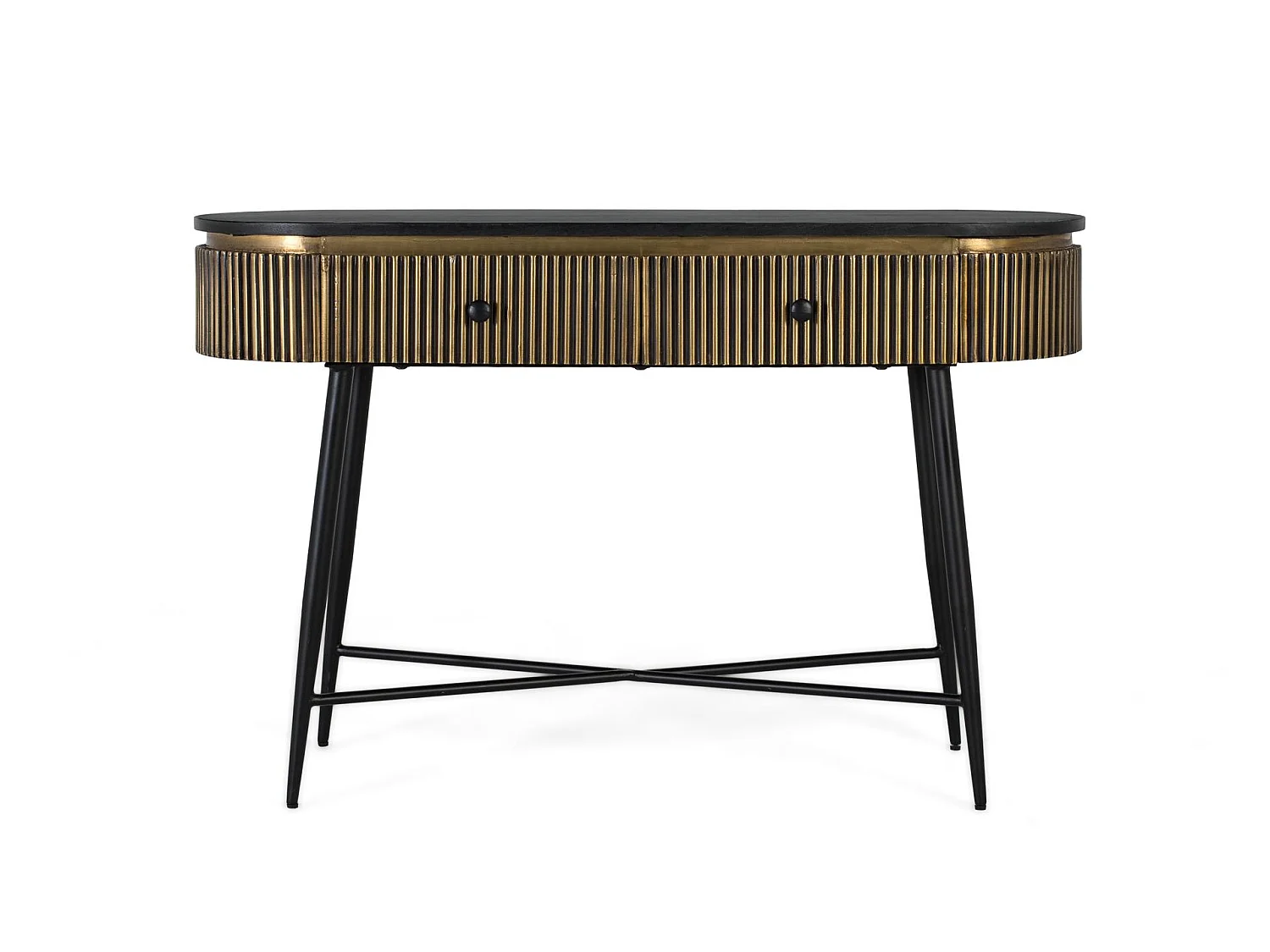 Console en bois 120 cm, style classique moderne - 77 x 120 x 40 cm