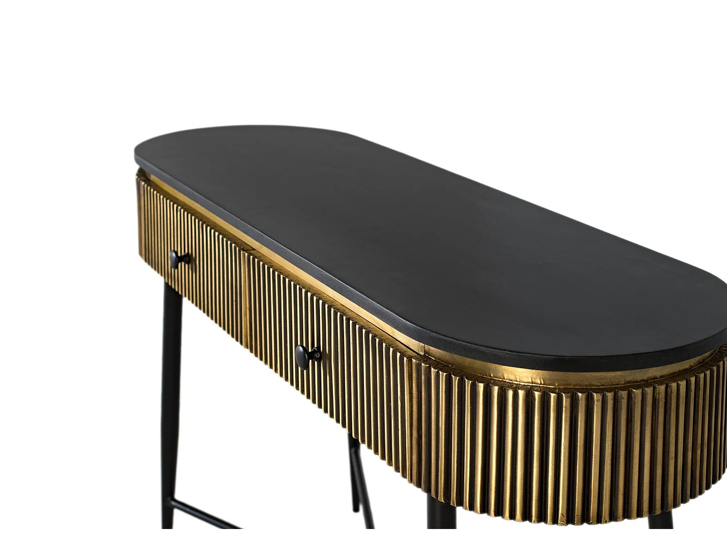 Console en bois 120 cm, style classique moderne - 77 x 120 x 40 cm