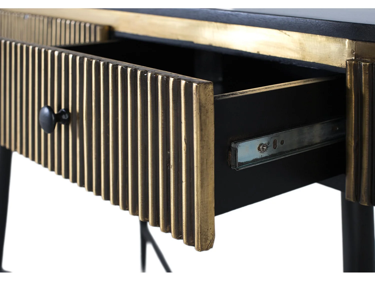 Console en bois 120 cm, style classique moderne - 77 x 120 x 40 cm