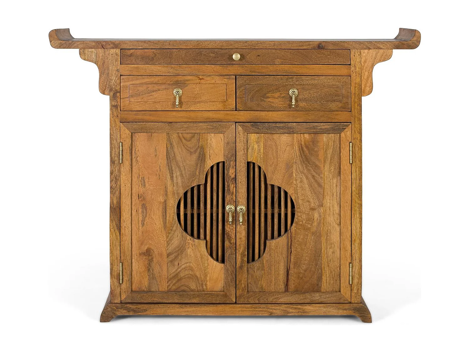 Buffet Saphir en bois de manguier 94 cm x 120 cm x 32 cm