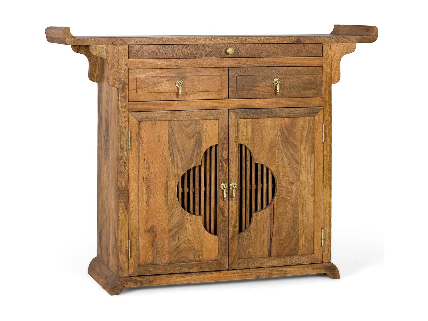 Buffet Saphir en bois de manguier 94 cm x 120 cm x 32 cm