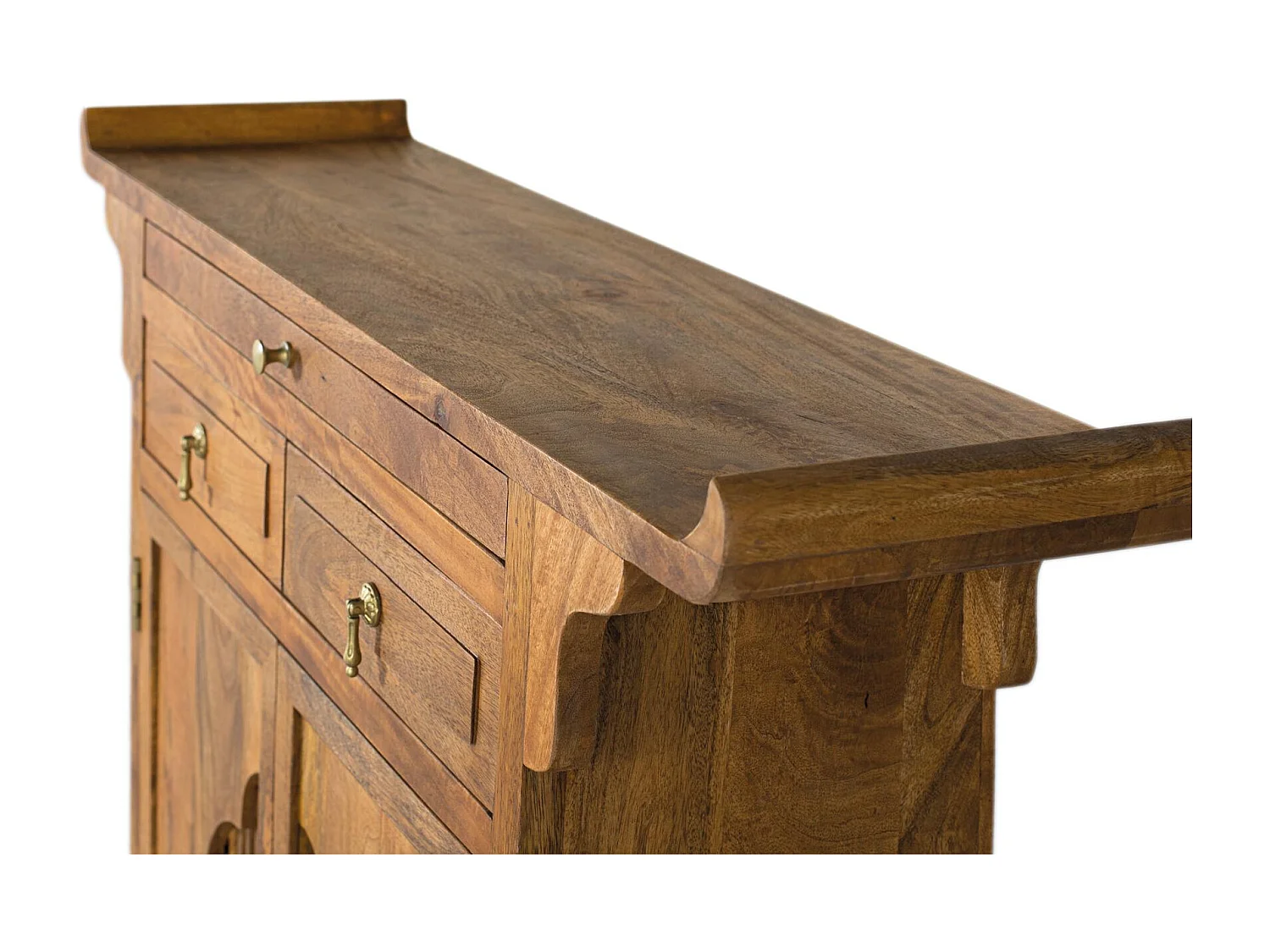 Buffet Saphir en bois de manguier 94 cm x 120 cm x 32 cm