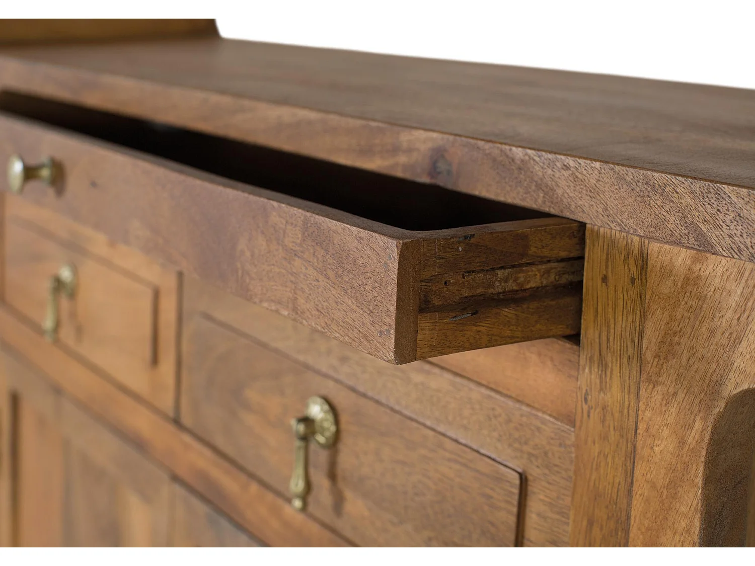 Buffet Saphir en bois de manguier 94 cm x 120 cm x 32 cm