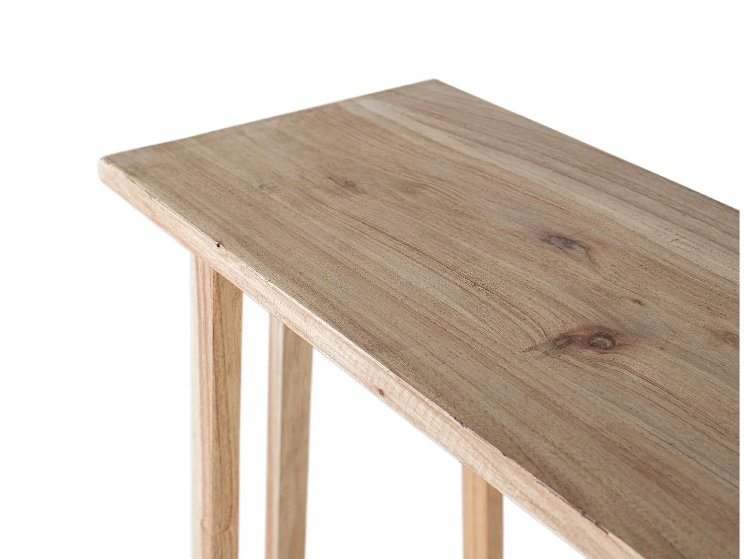 Console Virelle en bois de mindi, 83 cm x 120 cm x 40 cm