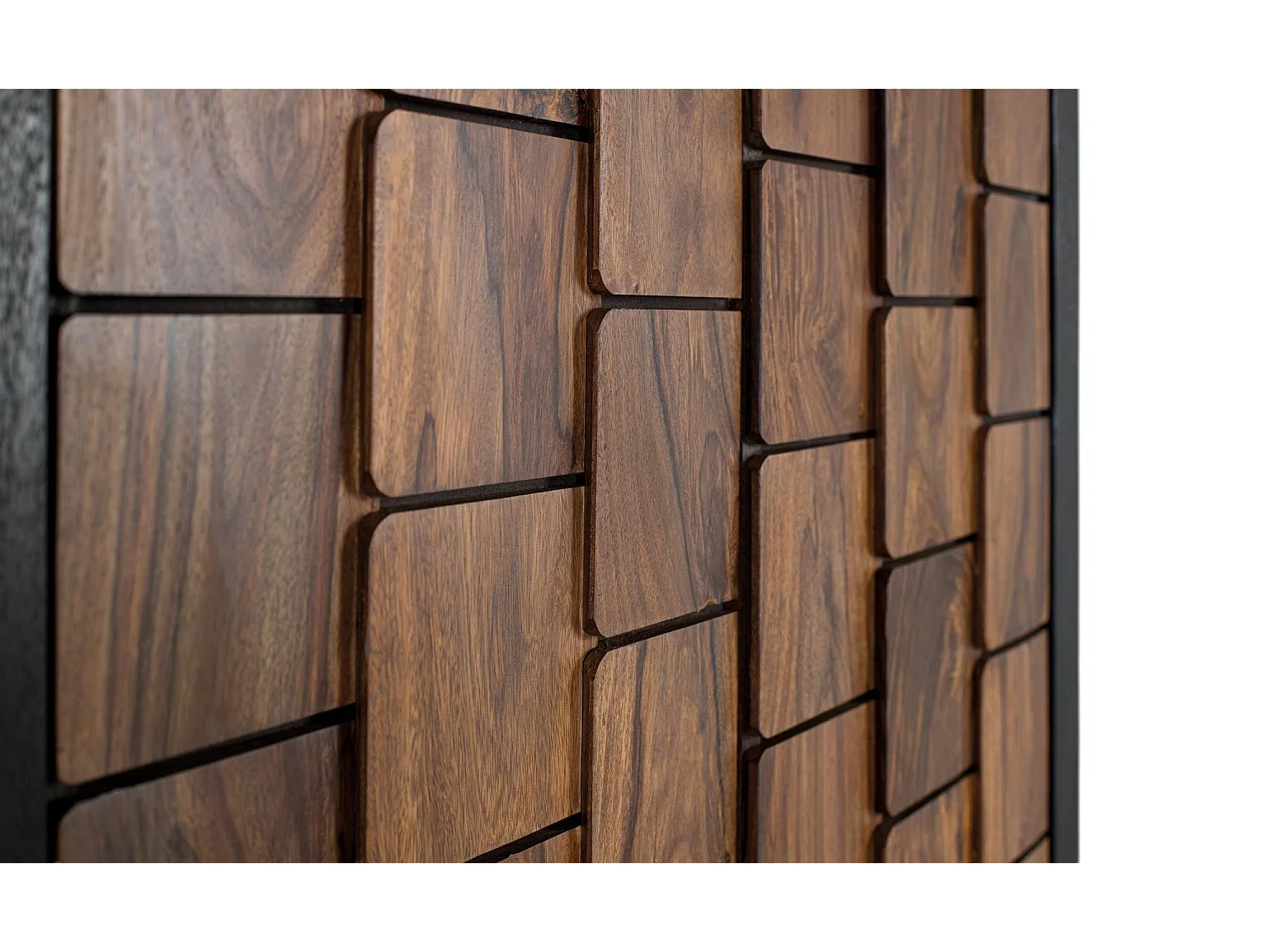 Armoire Udaipur en bois de manguier et palissandre, 175 cm x 95 cm x 40 cm