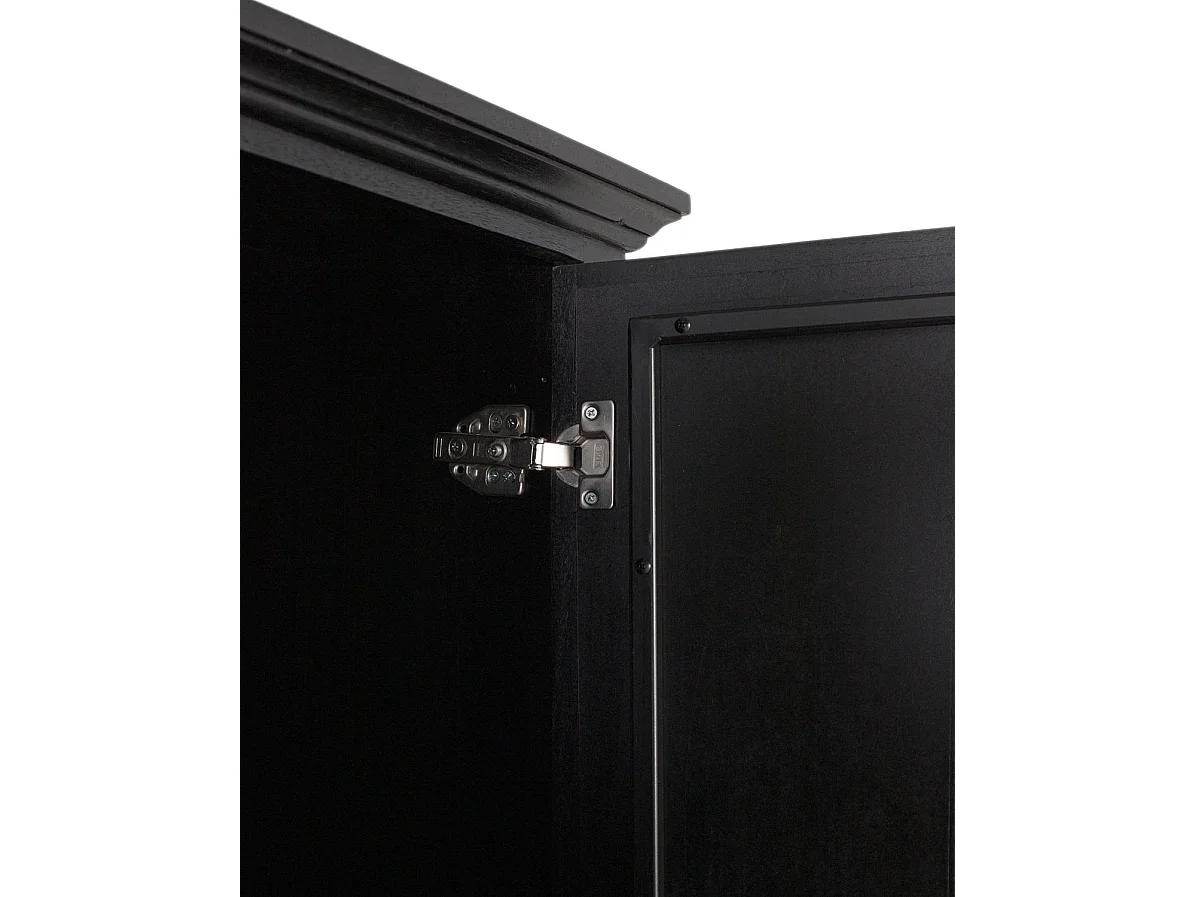 Armoire Udaipur en bois de manguier et palissandre, 175 cm x 95 cm x 40 cm