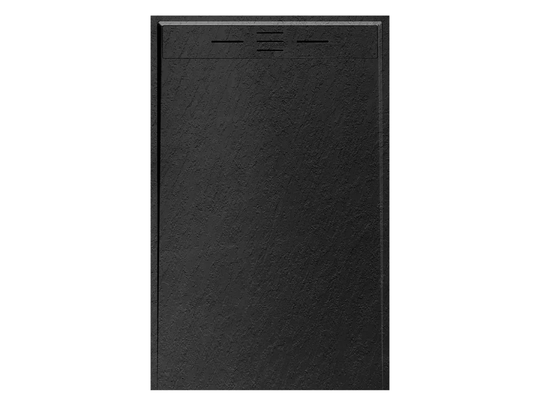 Duschwanne aus Kunstharz 140 x 90 Schwarz Essebagno