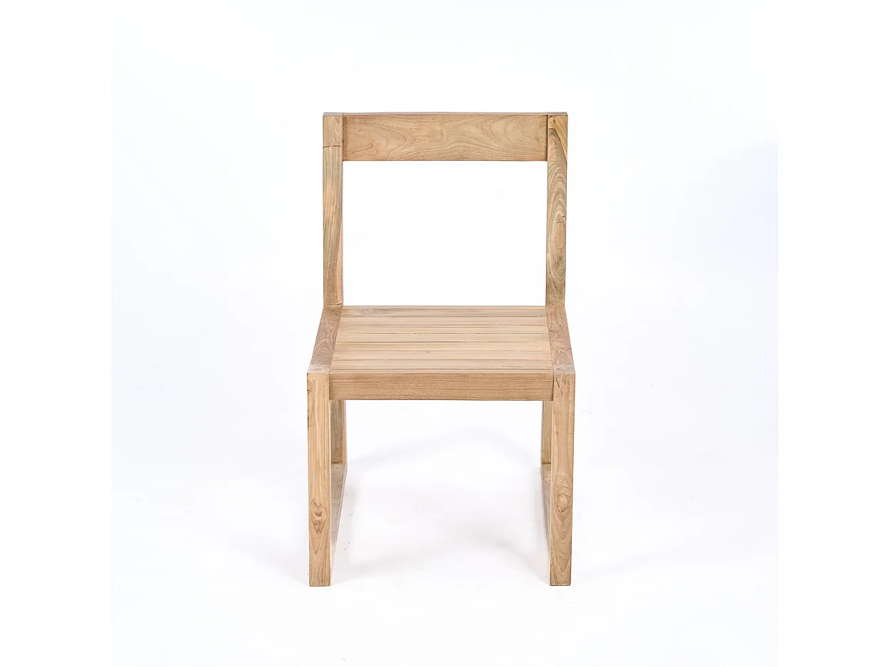 La Chaise De Salle À Manger Linear - Gris Naturel