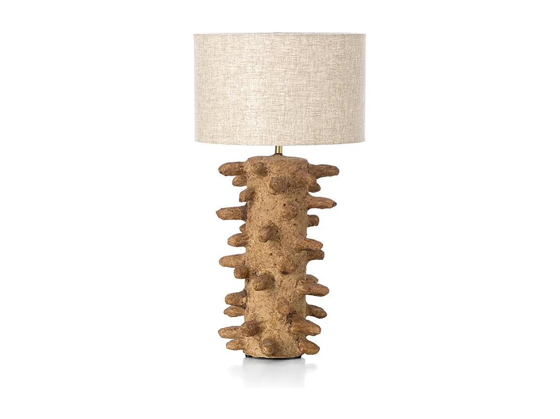 Die Spiketacular Tischlampe - Lehm - M